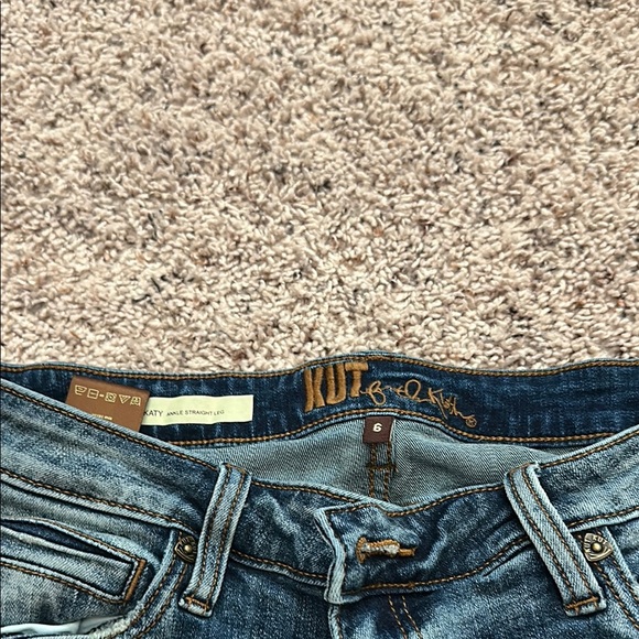 Kut from the Kloth Blue Straight Leg Jeans - Picture 2 of 4
